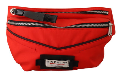 Givenchy - Grand sac ceinture banane - Rouge et noir