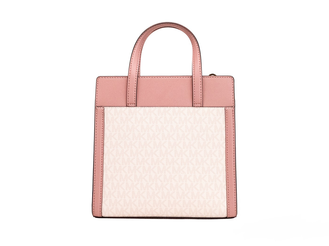 Michael Kors Cece petit sac à bandoulière en PVC rose à rabat nord-sud