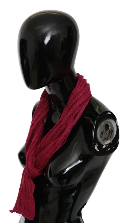 John Galliano foulard châle bordeaux