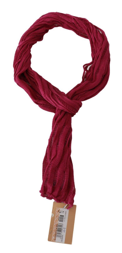 John Galliano foulard châle bordeaux